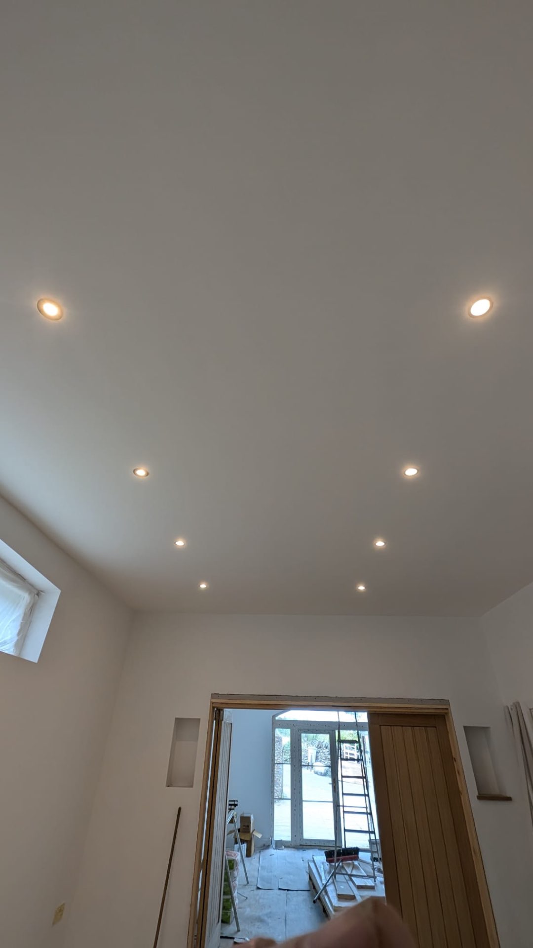 Warm-white downlight layout