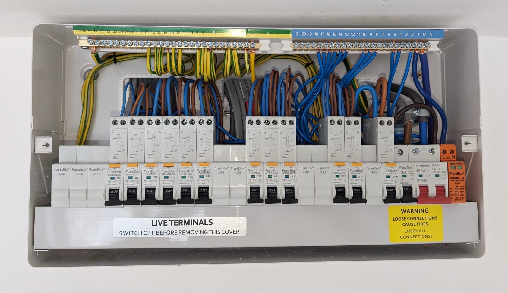 Full FuseBox consumer unit installation
